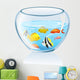Aquarium with Fish Isolated 