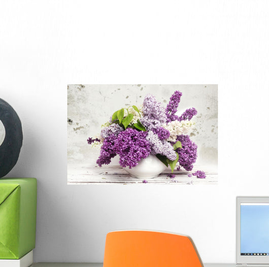 Beautiful Bunch of Lilac in the Vase 