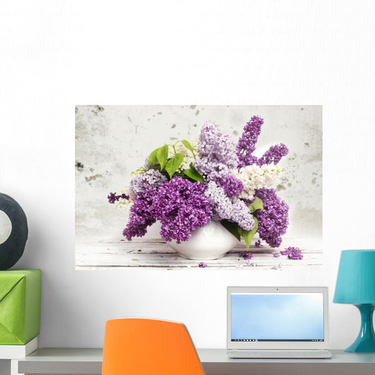 Beautiful Bunch of Lilac in the Vase 