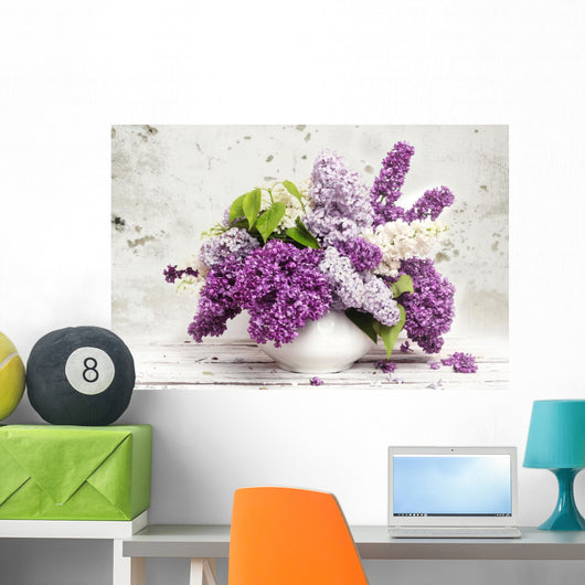 Beautiful Bunch of Lilac in the Vase 