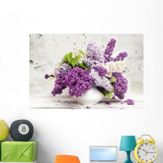 Beautiful Bunch of Lilac in the Vase 