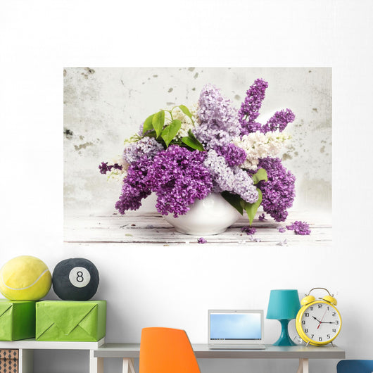 Beautiful Bunch of Lilac in the Vase 