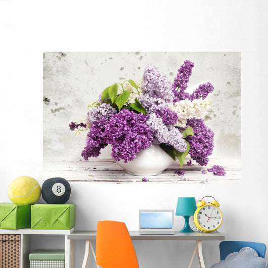 Beautiful Bunch of Lilac in the Vase 