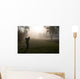 Early Morning Golfers in a Dense Fog 