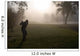 Early Morning Golfers in a Dense Fog 
