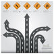 Road And Street Traffic Sign Business Infographic Design Templat 