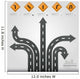 Road And Street Traffic Sign Business Infographic Design Templat 