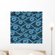 Swirly Wave Pattern Wall Decal