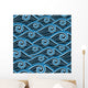 Swirly Wave Pattern Wall Decal
