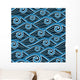 Swirly Wave Pattern Wall Decal