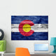 Colorado State Flag Painted 