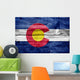 Colorado State Flag Painted 
