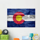 Colorado State Flag Painted 
