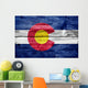 Colorado State Flag Painted 