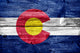 Colorado State Flag Painted 
