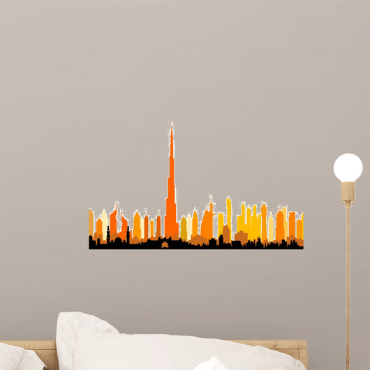 Dubai Skyline-Vector 