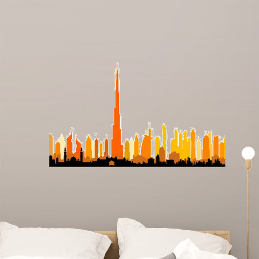 Dubai Skyline-Vector 