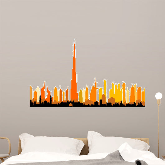 Dubai Skyline-Vector 