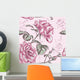 Seamless Roses Pattern Wall Decal
