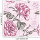 Seamless Roses Pattern Wall Decal