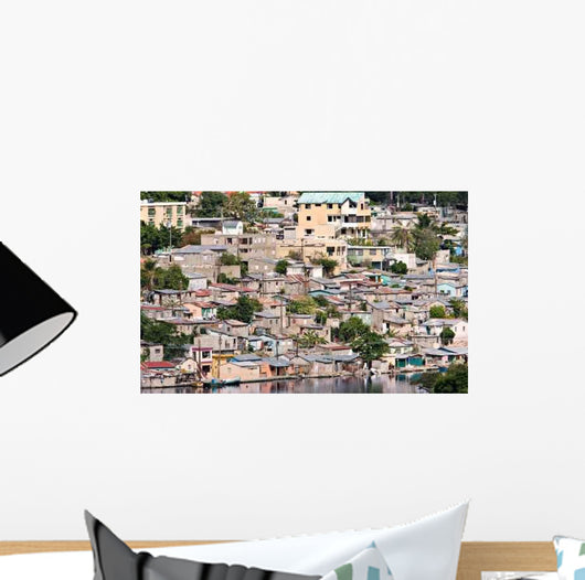 Dominican Slum Wall Decal