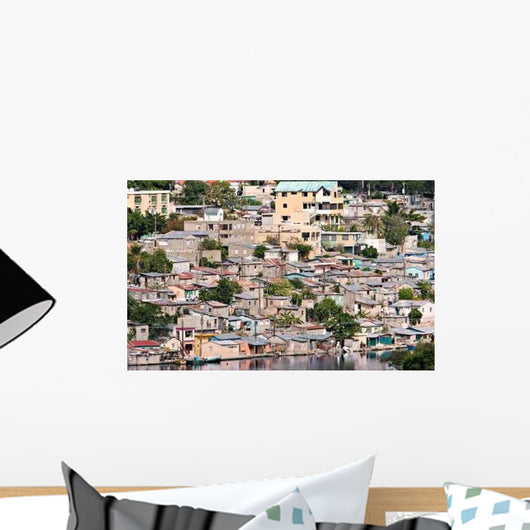 Dominican Slum Wall Decal