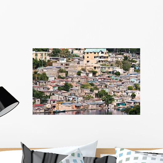 Dominican Slum Wall Decal
