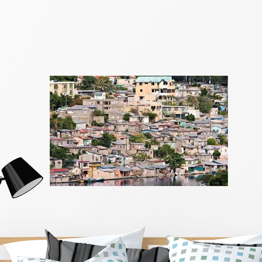 Dominican Slum Wall Decal