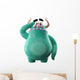 3D object, monster, funny cartoon isolated on white background Wall Decal