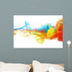Colorful ink in water Wall Mural