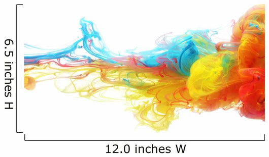 Colorful ink in water Wall Mural