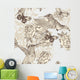 Beautiful Vector with Butterflies Wall Decal