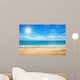 seascape and sun on blue sky background 