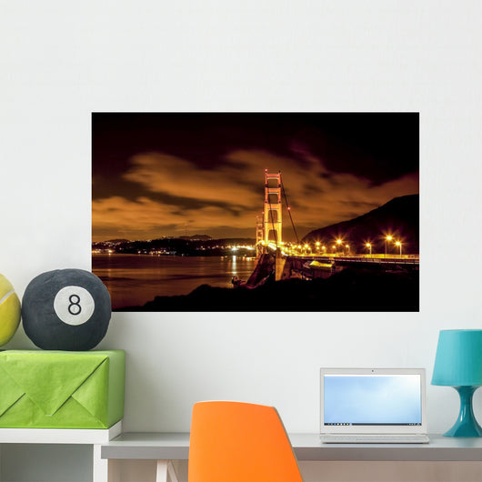 Beautiful Night San Francisco Wall Decal