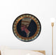 Nefertiti Saucer Circular Egyptian Wall Decal