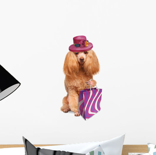 Funny Dog With Shopping Bags 