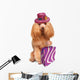 Funny Dog With Shopping Bags 