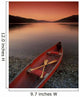 Canoe At Edge Of Mountain Lake, Shuswap, British Columbia, Canada Wall Mural