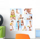 Healthy Eating Sport Vegetarian Wall Decal