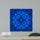 Vector Seamless Blue Pattern Wall Decal