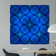 Vector Seamless Blue Pattern Wall Decal