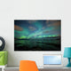 Northern Lights Above a Beach in Norway Wall Mural
