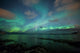 Northern Lights Above a Beach in Norway Wall Mural