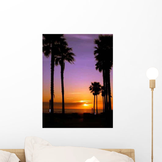 California Sunset Wall Decal