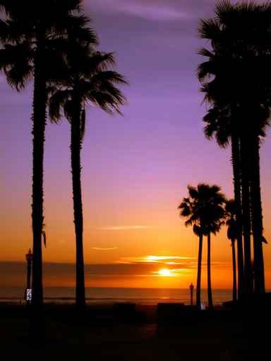 California Sunset Wall Decal