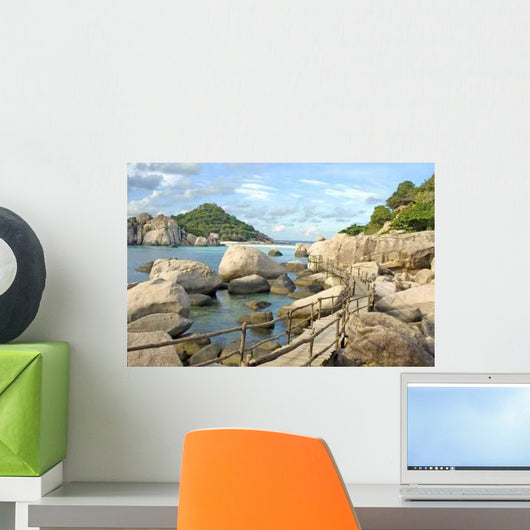 Pontoon Island Wall Decal