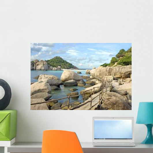 Pontoon Island Wall Decal