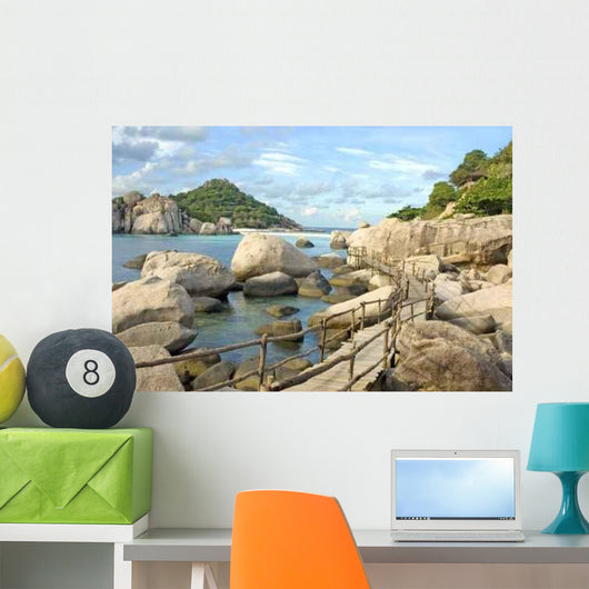 Pontoon Island Wall Decal