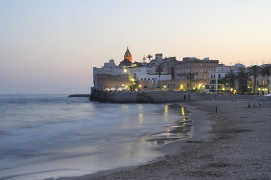 sitges church view Wall Mural