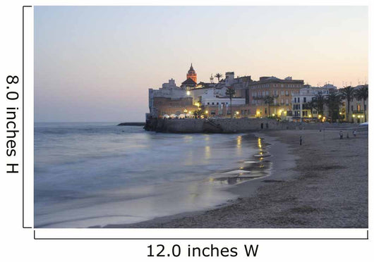 sitges church view Wall Mural